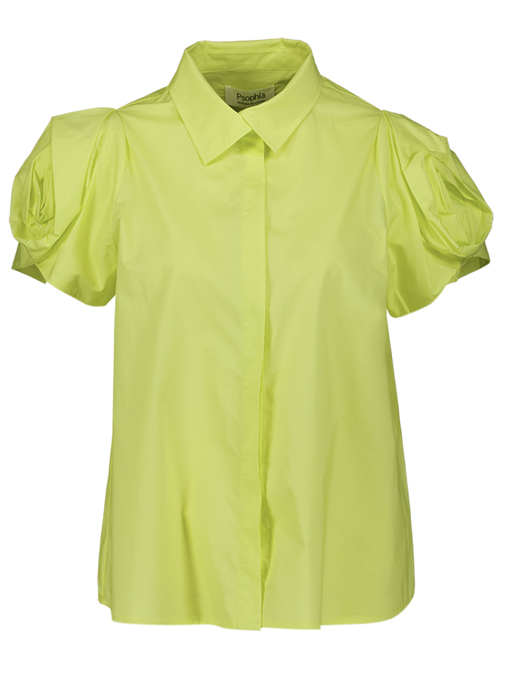 Gele blouse met knoopsluiting Psophia