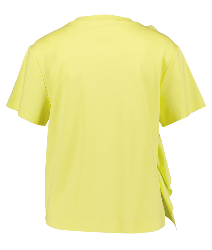 Gele T-shirt met ronde hals Psophia