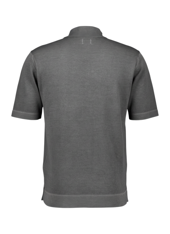 Grijze polo korte mouw met logo Cp Company
