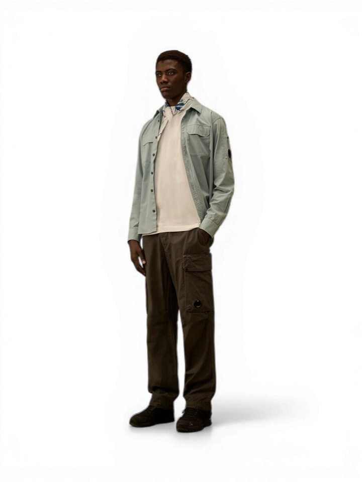 Witte t-shirt met print op rugzijde CP Company 