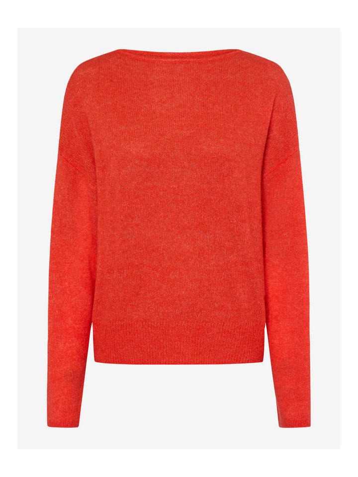 Oranje fijne wollen trui Brax