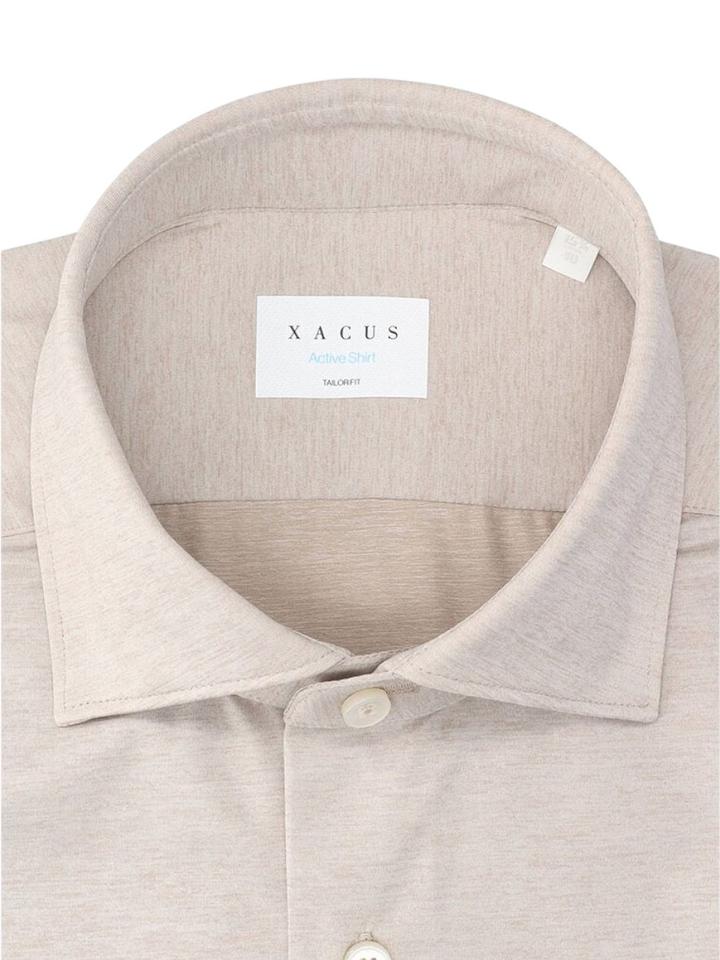 Jersey hemd (regular fit) met lange mouwen Xacus