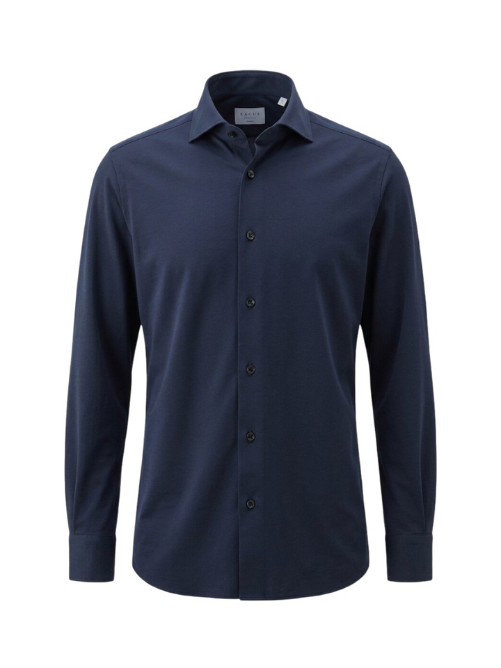 Jersey hemd (regular fit) met lange mouwen Xacus