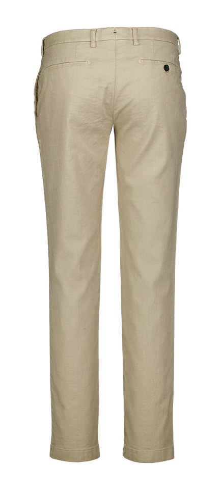 Beige slim fit broek Morello Berwich 
