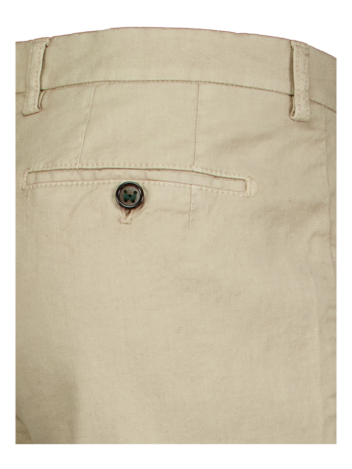 Beige slim fit broek Morello Berwich 