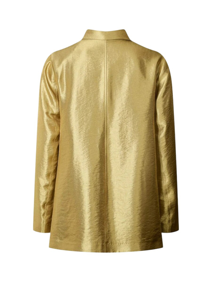 Goudkleurige oversized blazer Alona Rabens Saloner 