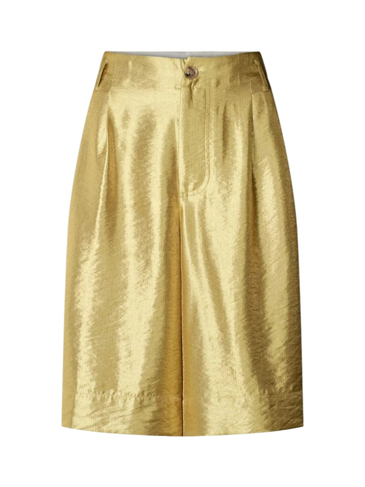 Goudkleurige short Feliza Rabens Saloner