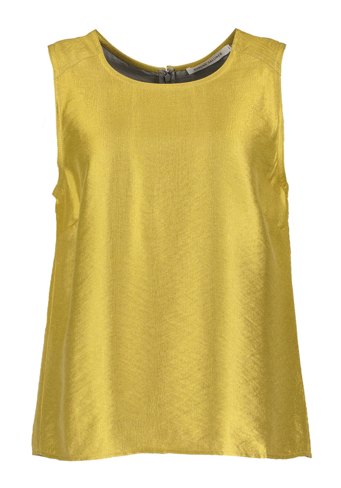 Goudkleurige top Piper Rabens Saloner 