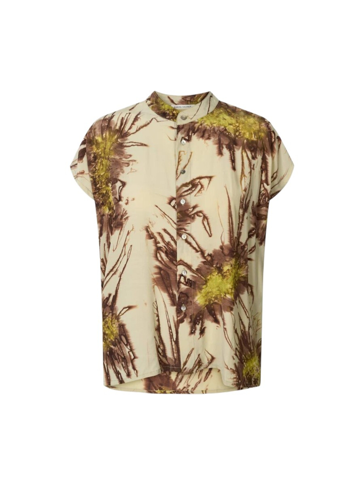 Groene bloes met print Heva Rabens Saloner