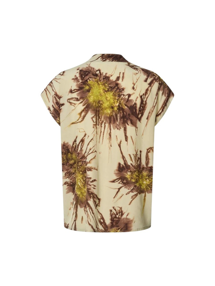 Groene bloes met print Heva Rabens Saloner