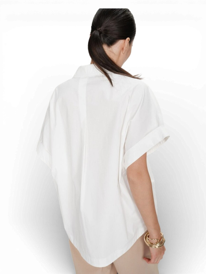 Witte oversized bloes Versigney Grace&Mila