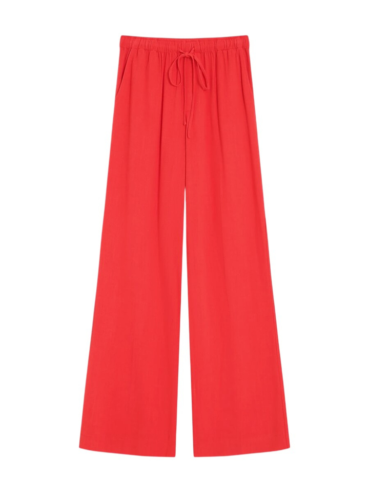 Rode wijde broek Raven Grace & Mila