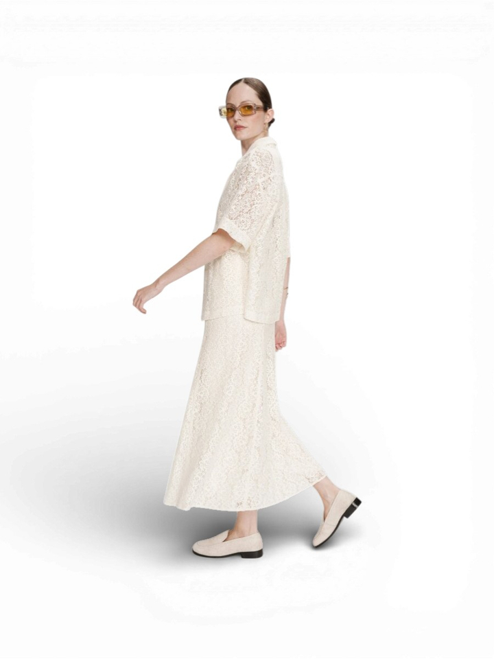 Ecru bloes in broderie Vendel Grace&Mila