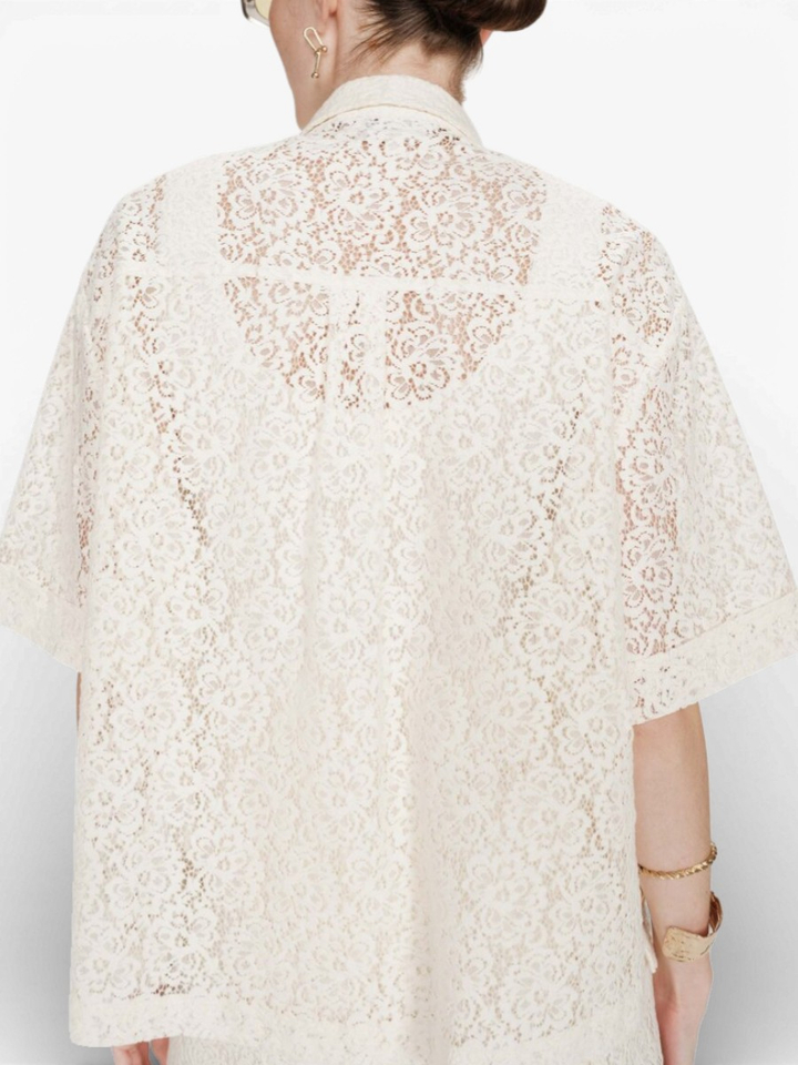 Ecru bloes in broderie Vendel Grace&Mila