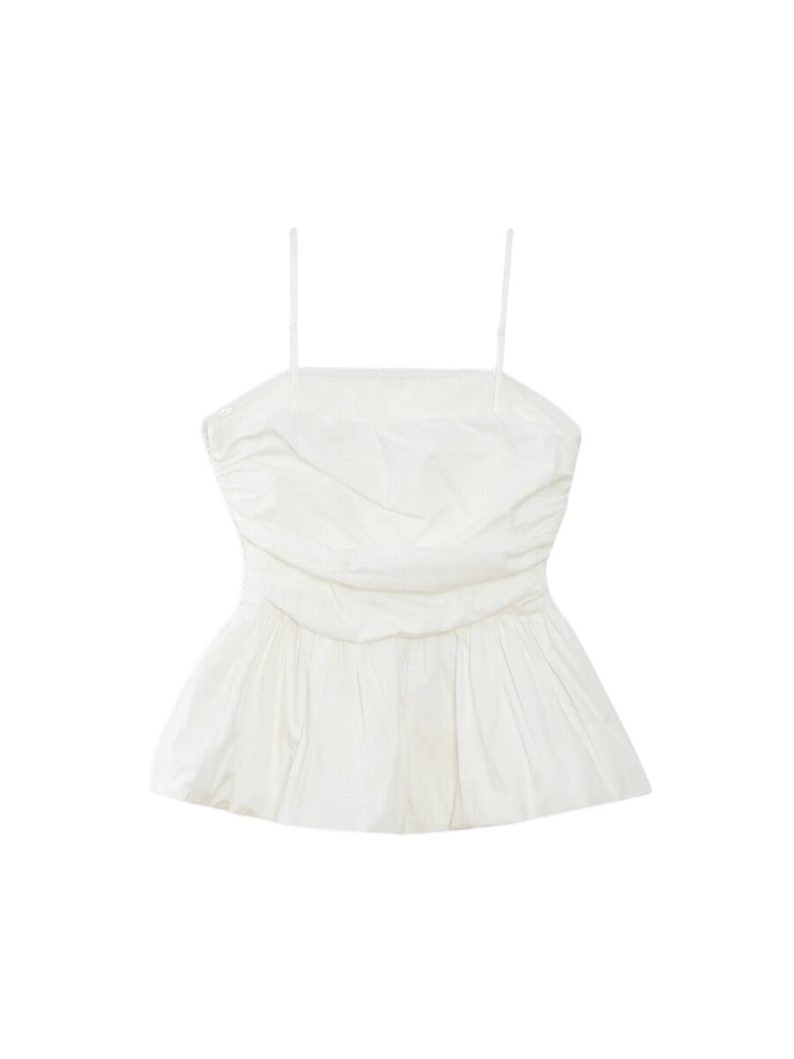 Getailleerde witte peplumtop Valo Grace&Mila