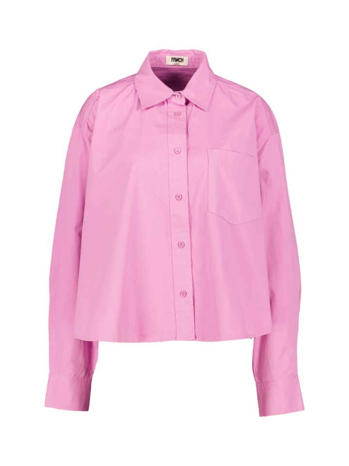 Roze blouse met knoopsluiting Lilo Frnch 