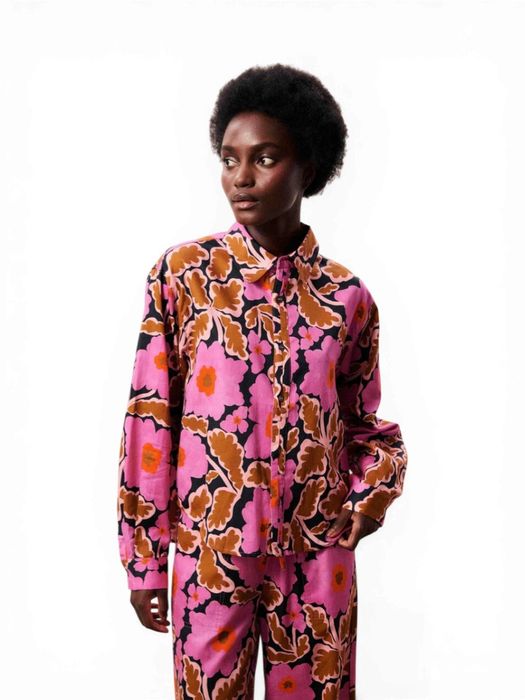 Zwarte blouse met bloemenprint Sailor Frnch