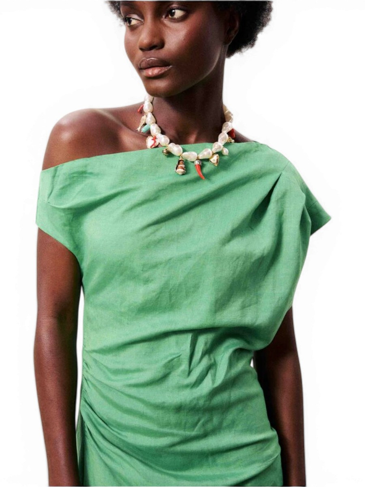 Groen casual kleed Morere FRNCH