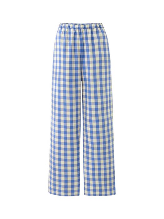 Blauwe geruiten broek Maris Frnch
