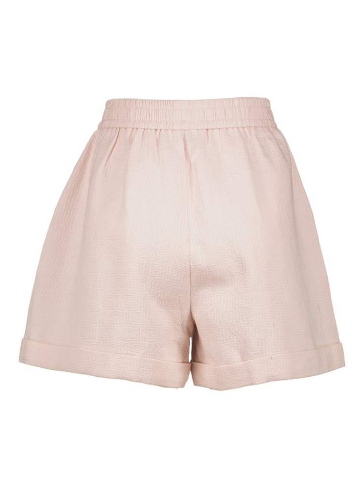 Lichtroze short met rood detail Celestea FRNCH
