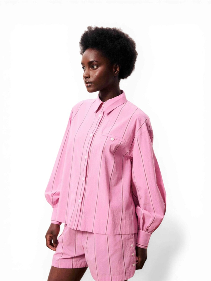 Roze blouse Nazare Frnch 