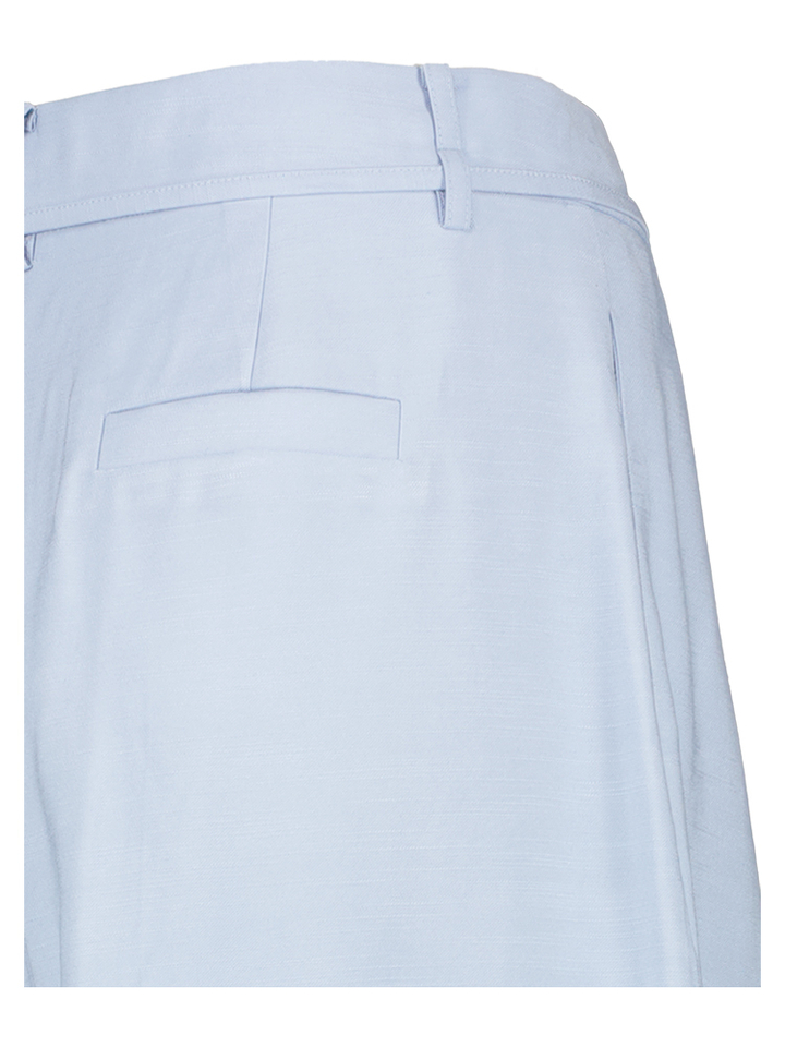 Blauwe wijde broek met bandplooi Julio Suncoo