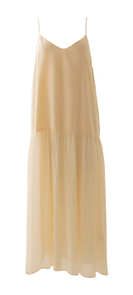 Ecru losse maxi-jurk Carlota Suncoo