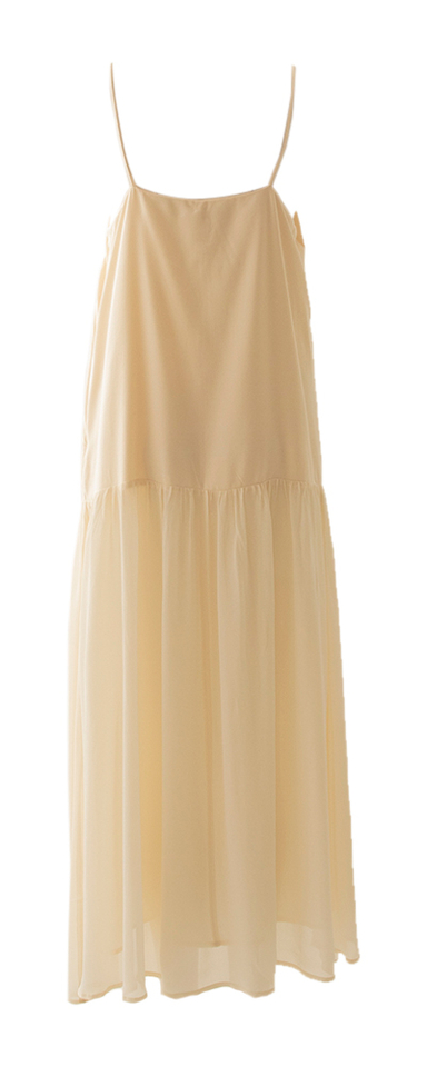 Ecru losse maxi-jurk Carlota Suncoo