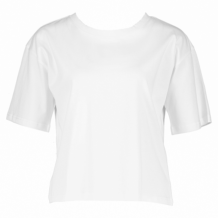 Witte T-shirt met open rug Marti Suncoo