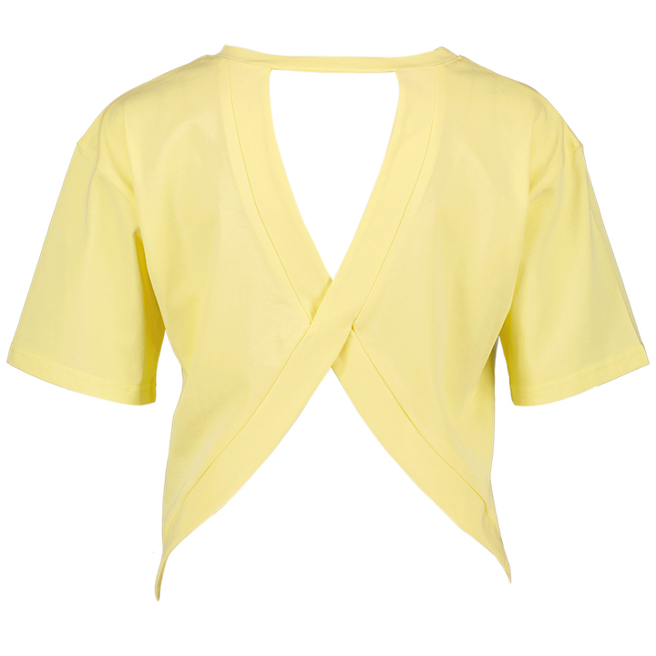 Gele T-shirt met open rug Marti Suncoo