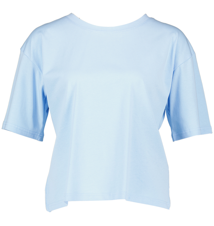 Blauwe T-shirt met open rug Marti Suncoo