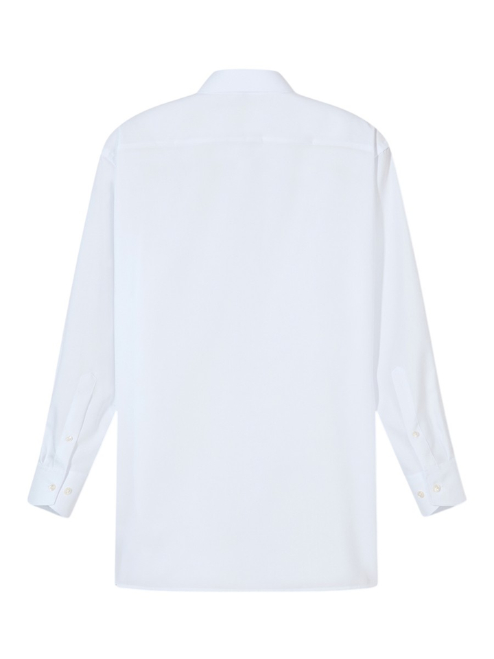 Wit katoenen hemd comfort fit met lange mouwen Olymp