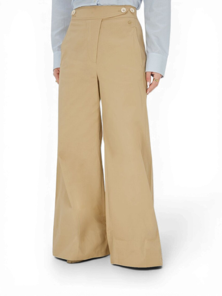 Beige flared broek Regina Josh V