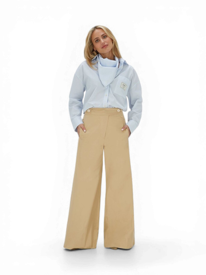 Beige flared broek Regina Josh V