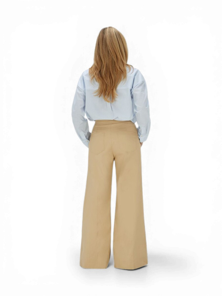 Beige flared broek Regina Josh V