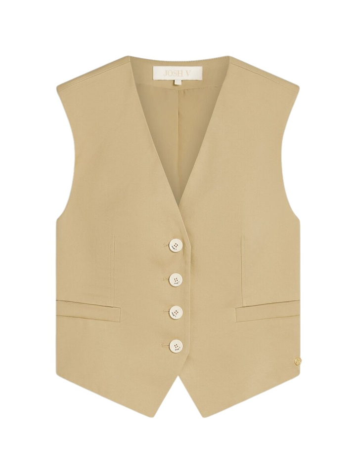 Beige gilet Monet Josh V