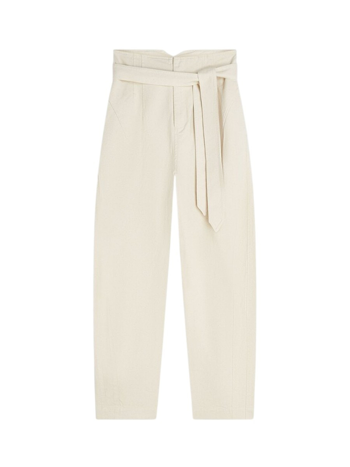 Beige balloon fit jeans met hoge taille Kian Josh V 