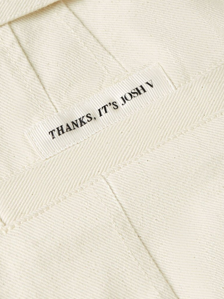 Beige balloon fit jeans met hoge taille Kian Josh V 