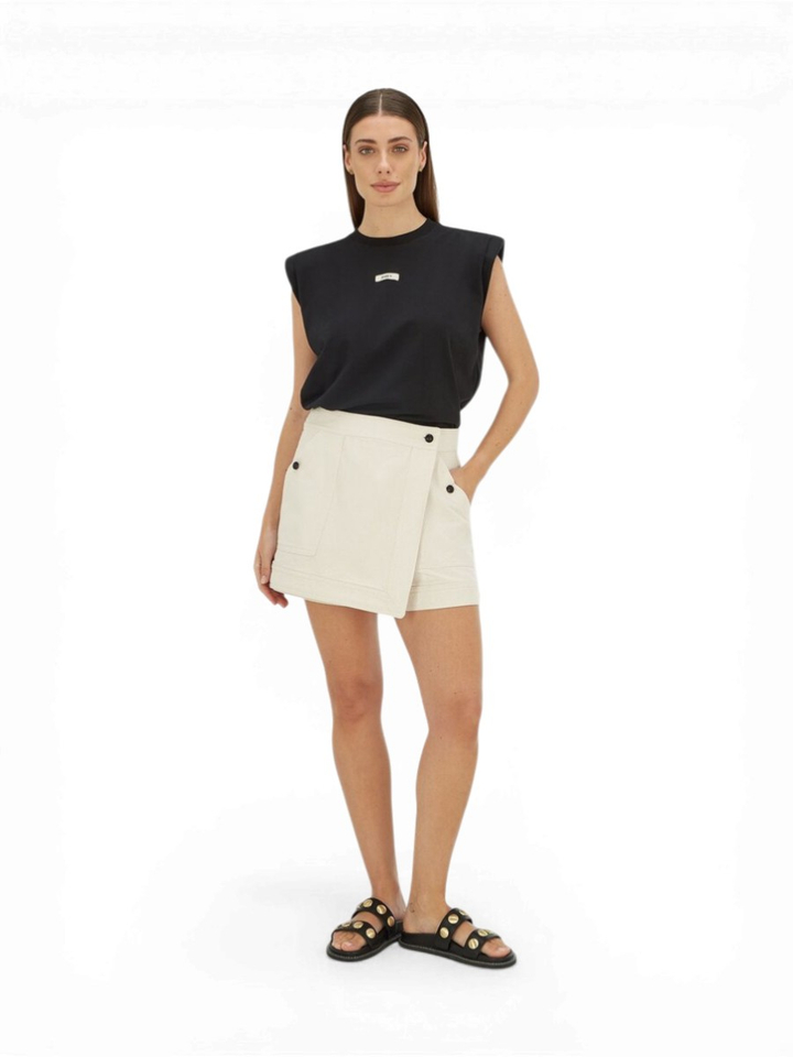 Beige geklede short Vianna Josh V 