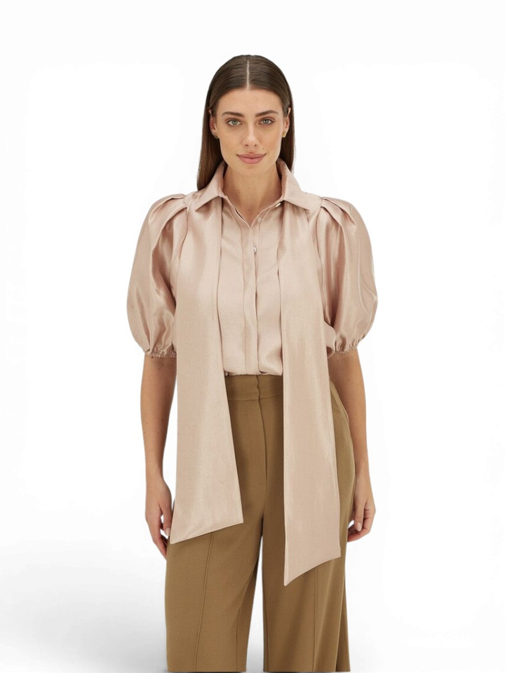 Roze metallic blouse Sylviana Josh V