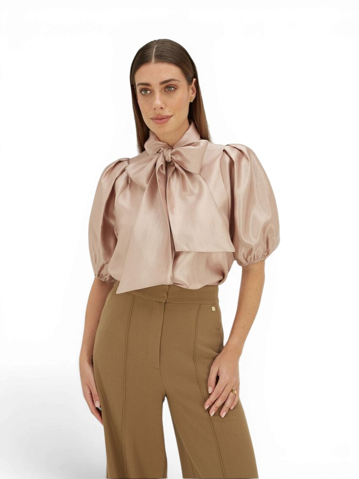 Roze metallic blouse Sylviana Josh V