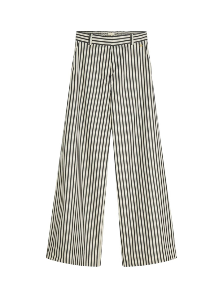 Donkerblauw/wit gestreepte broek Odessa JoshV