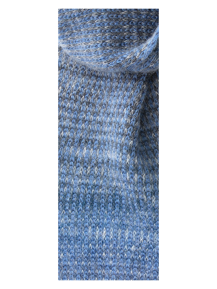 Blauwkleurige wollen sjaal Pizzaz Julia June