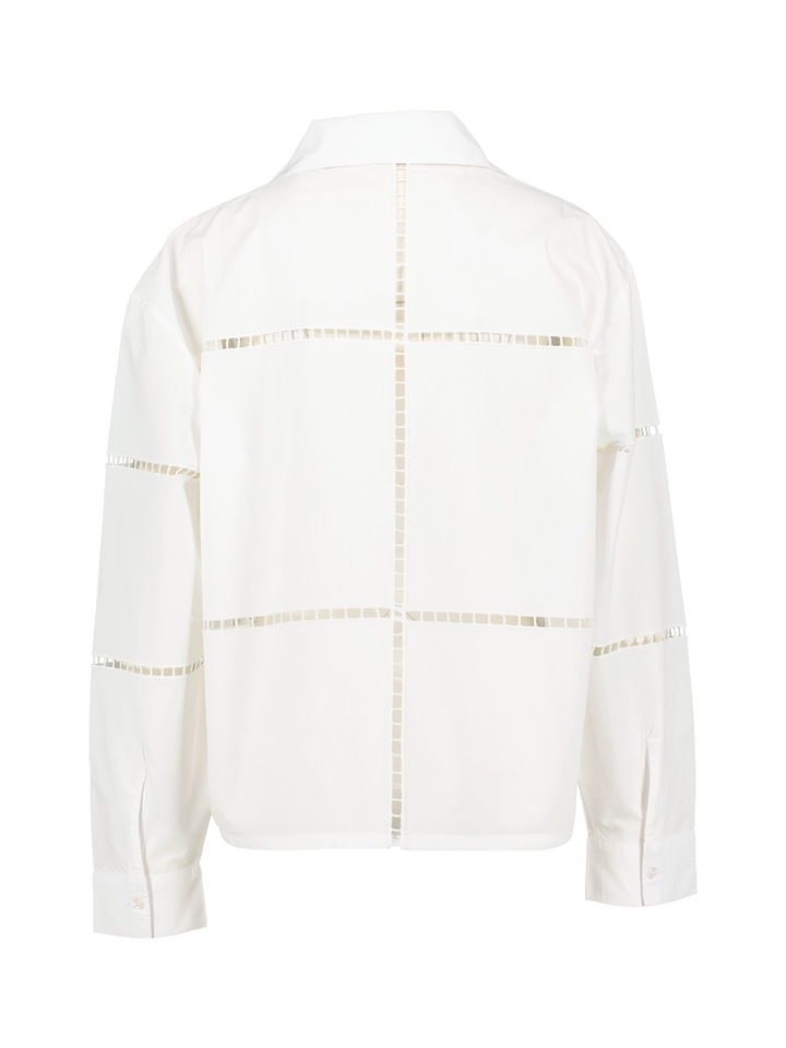 Witte blouse met broderie Stella Nova