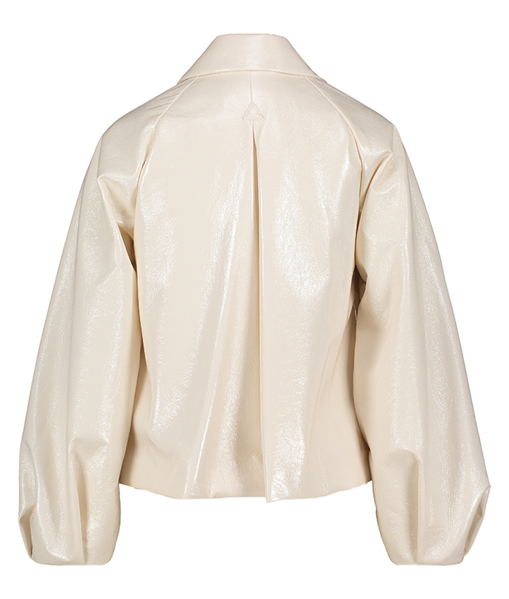 Ecru jas lederlook Ciel Mon Frac 