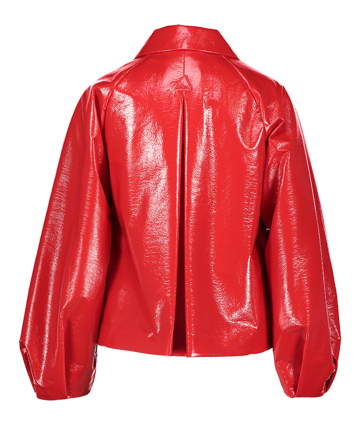 Rode jas lederlook Ciel Mon Frac