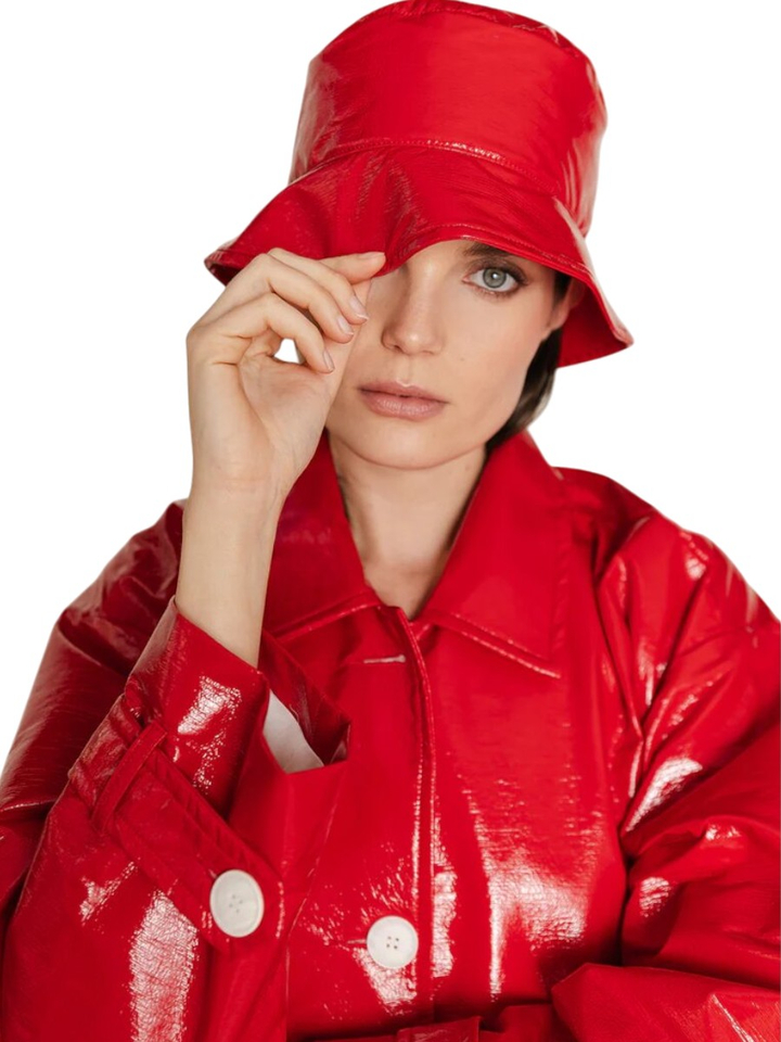 Rode jas lederlook Ciel Mon Frac