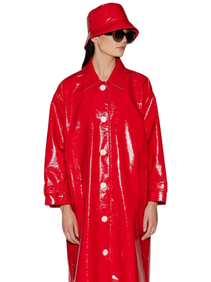 Rode jas lederlook Ciel Mon Frac