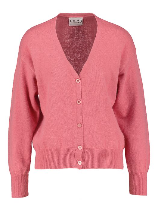 Roze wollen cardigan Aspen Twns