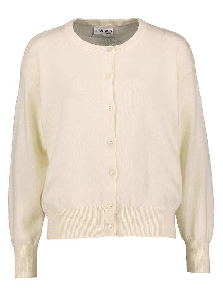 Off white cardigan met knopen Montrose Twns